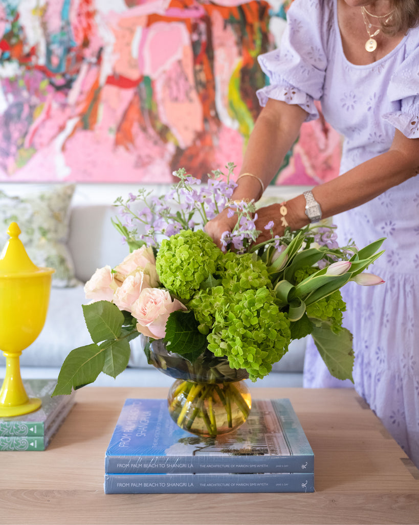 tips for quick + easy floral arrangements