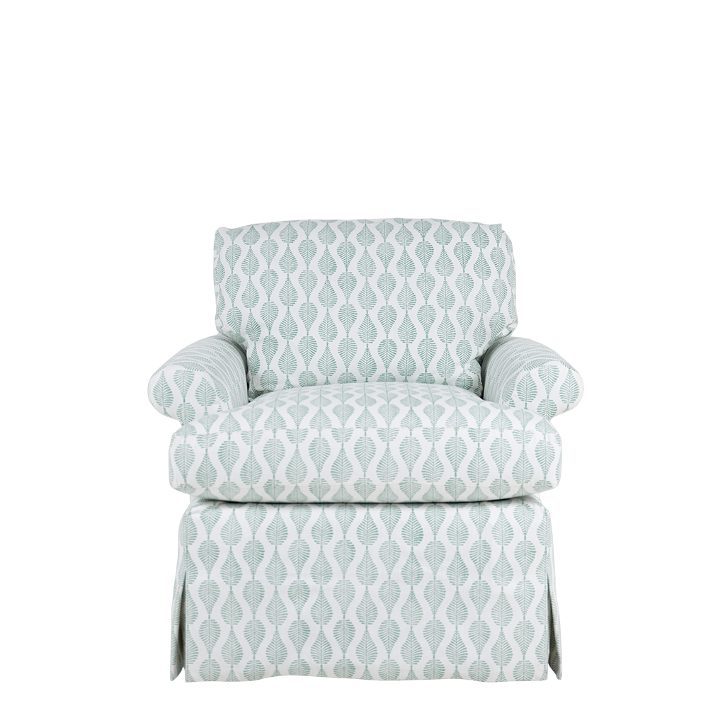 Miramar Swivel Chair, Jade