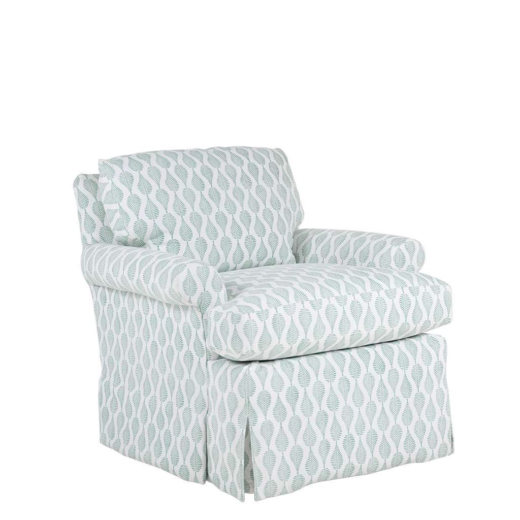 Miramar Swivel Chair, Jade