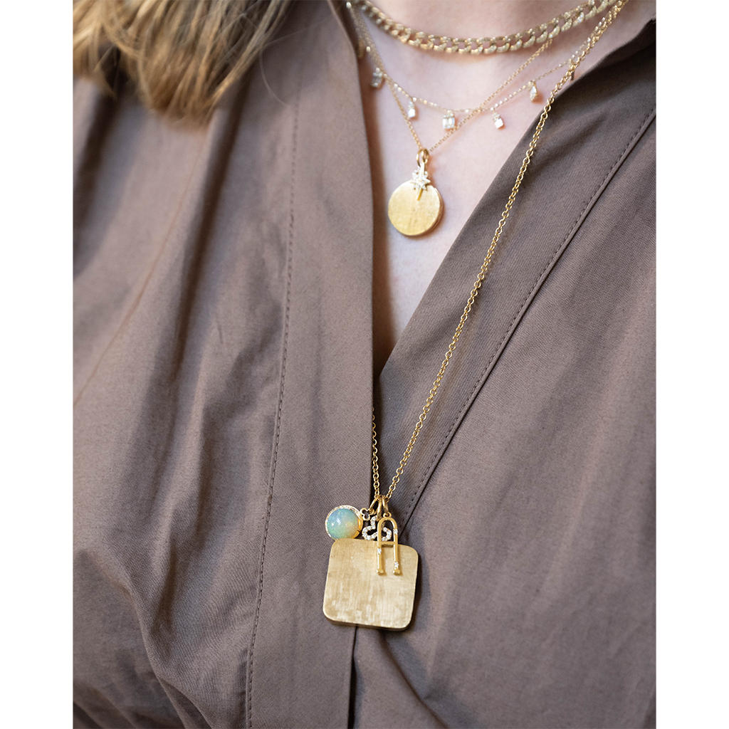 pendant, chain and diamond necklaces