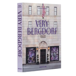 A hardcover book titled "Very Bergdorf" by Wendy Goodman and Beazold & Gellman, published by Assouline. The cover features a photograph of the elegant Bergdorf department store facade in New York City, with purple title text and purple window displays.