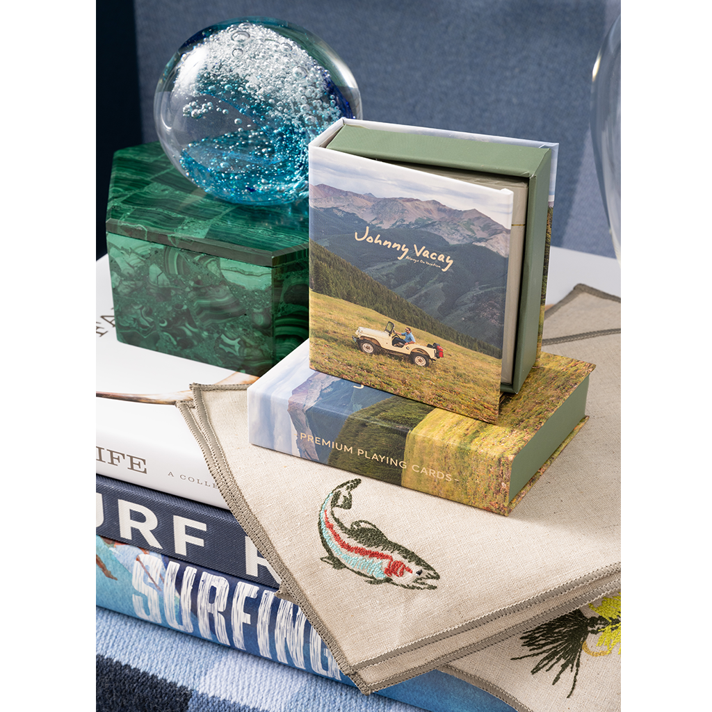 Fish & Fly Cocktail Napkins, Set of 4