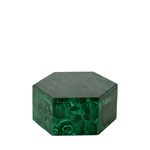 Vintage Hexagonal Malachite Box