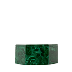 Vintage Hexagonal Malachite Box