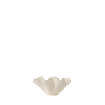 White ceramic bowl on a white background