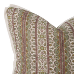 Decorative pillow with intricate pattern on a white background