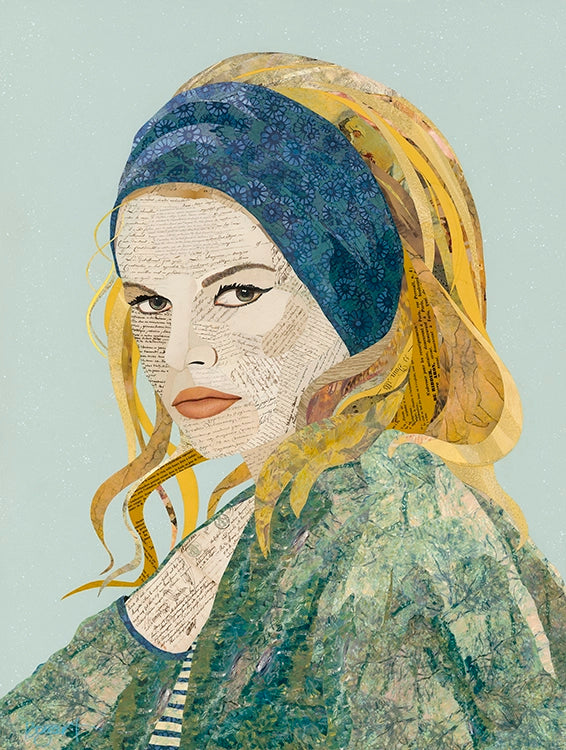 Straight edge print of Brigitte Bardot