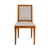 Campbell dining chair with linen upholstery