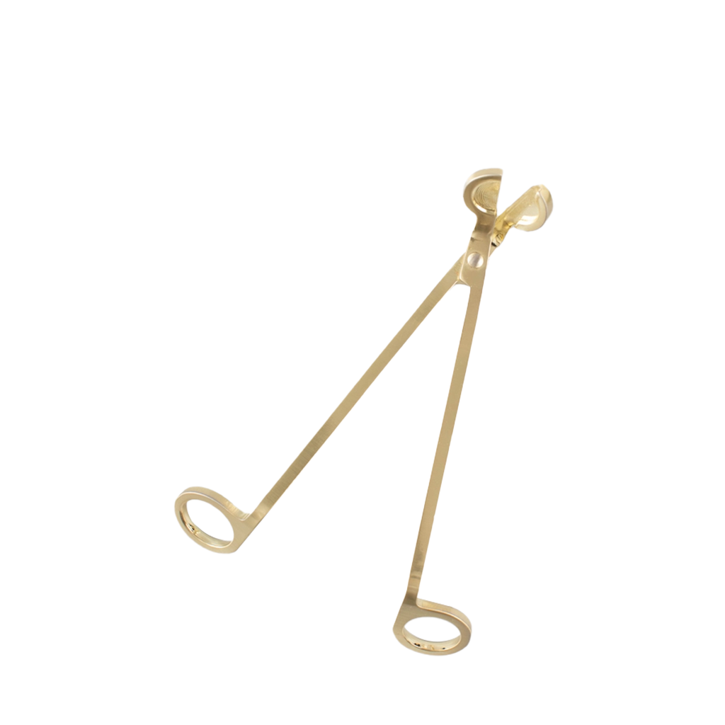 Gold jewelry clasp on a white background