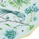 Secret Garden Dinner Plate: close up