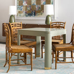 green game table in home