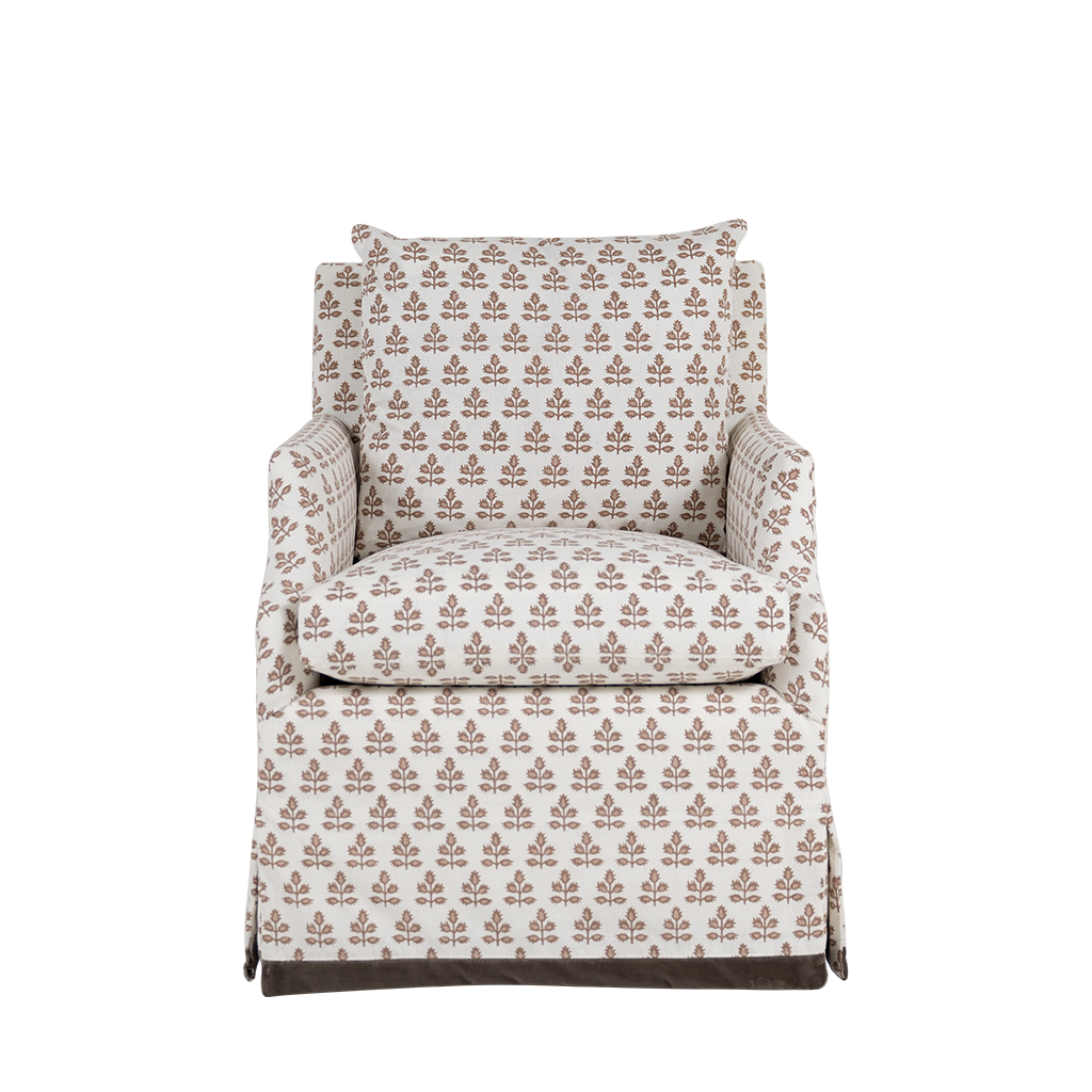Hillcrest Swivel Chair, Bark