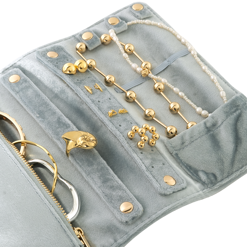 Velvet Jewelry Roll