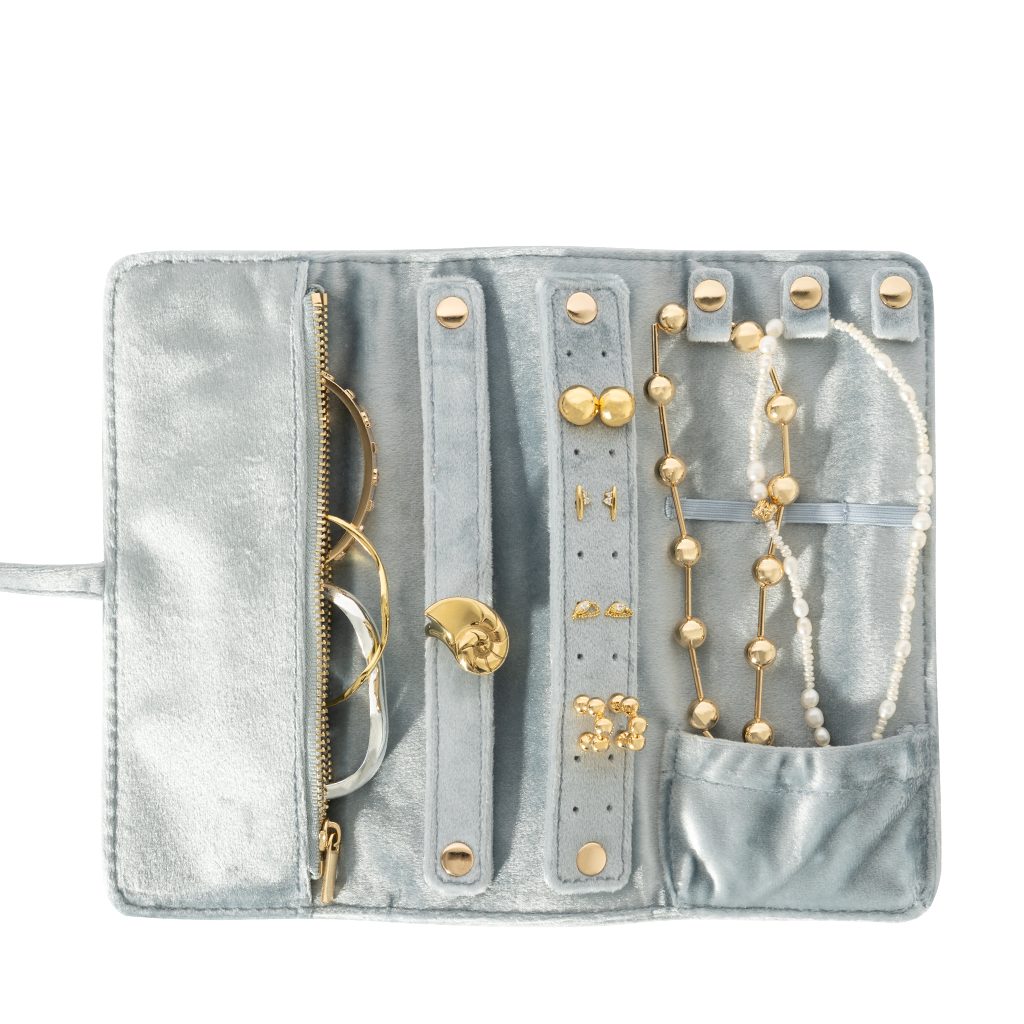 Velvet Jewelry Roll
