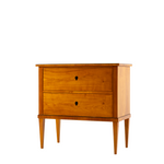 Laur Side Table. Made of wood with 2 drawers in total