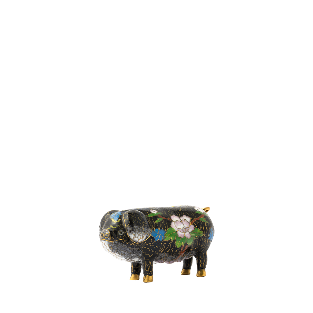 Cloisonne Pig