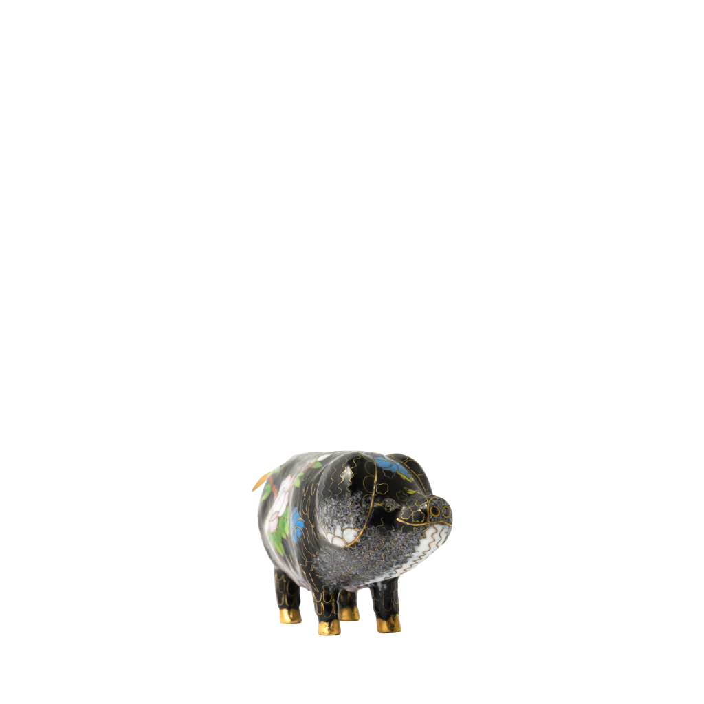 Cloisonne Pig
