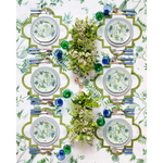 secret garden tablecloth on table