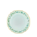 soup plate with green and blue detailing