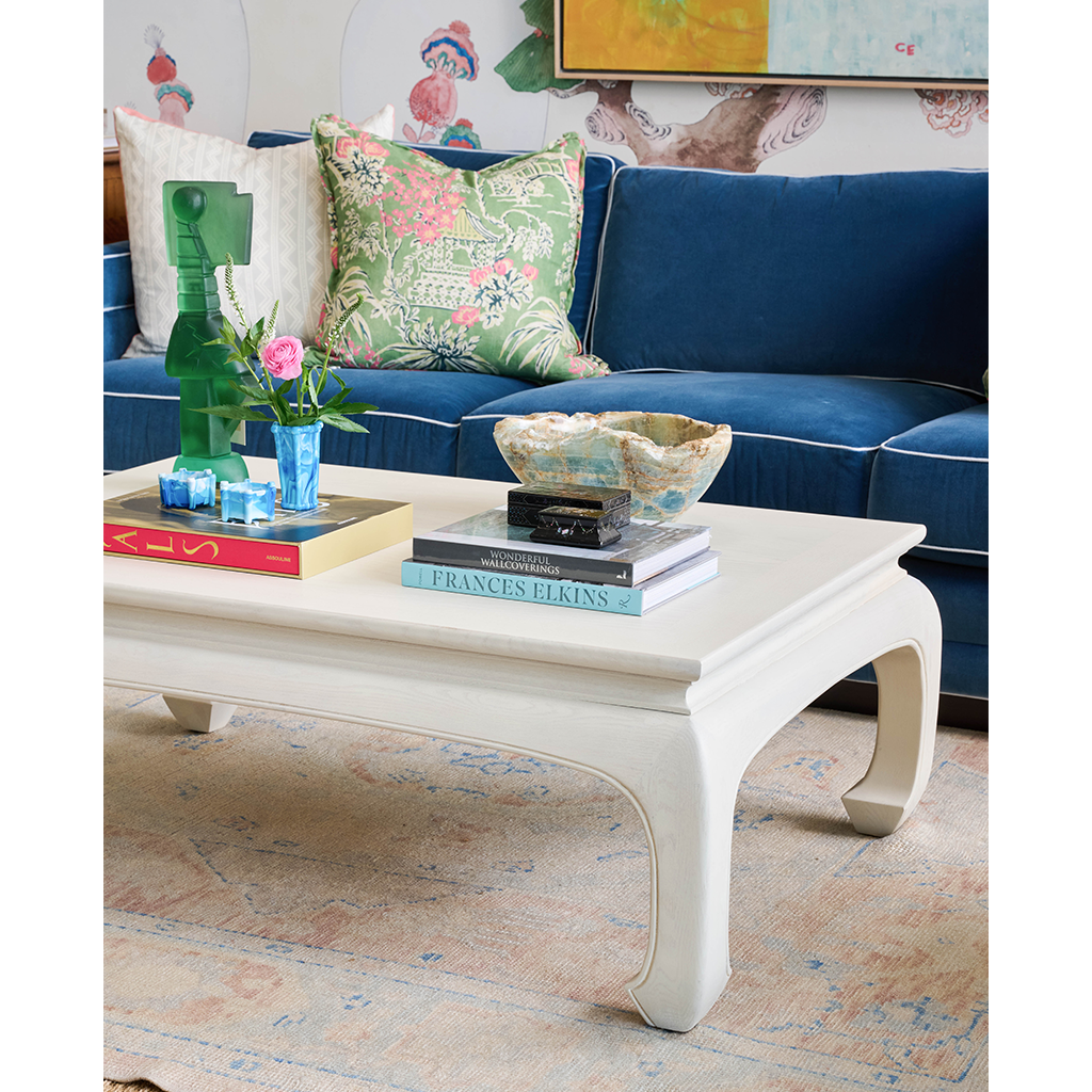 Pink and Green Chinoiserie Pillow