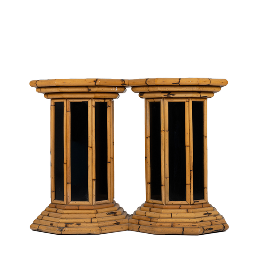 Bamboo & Black Console