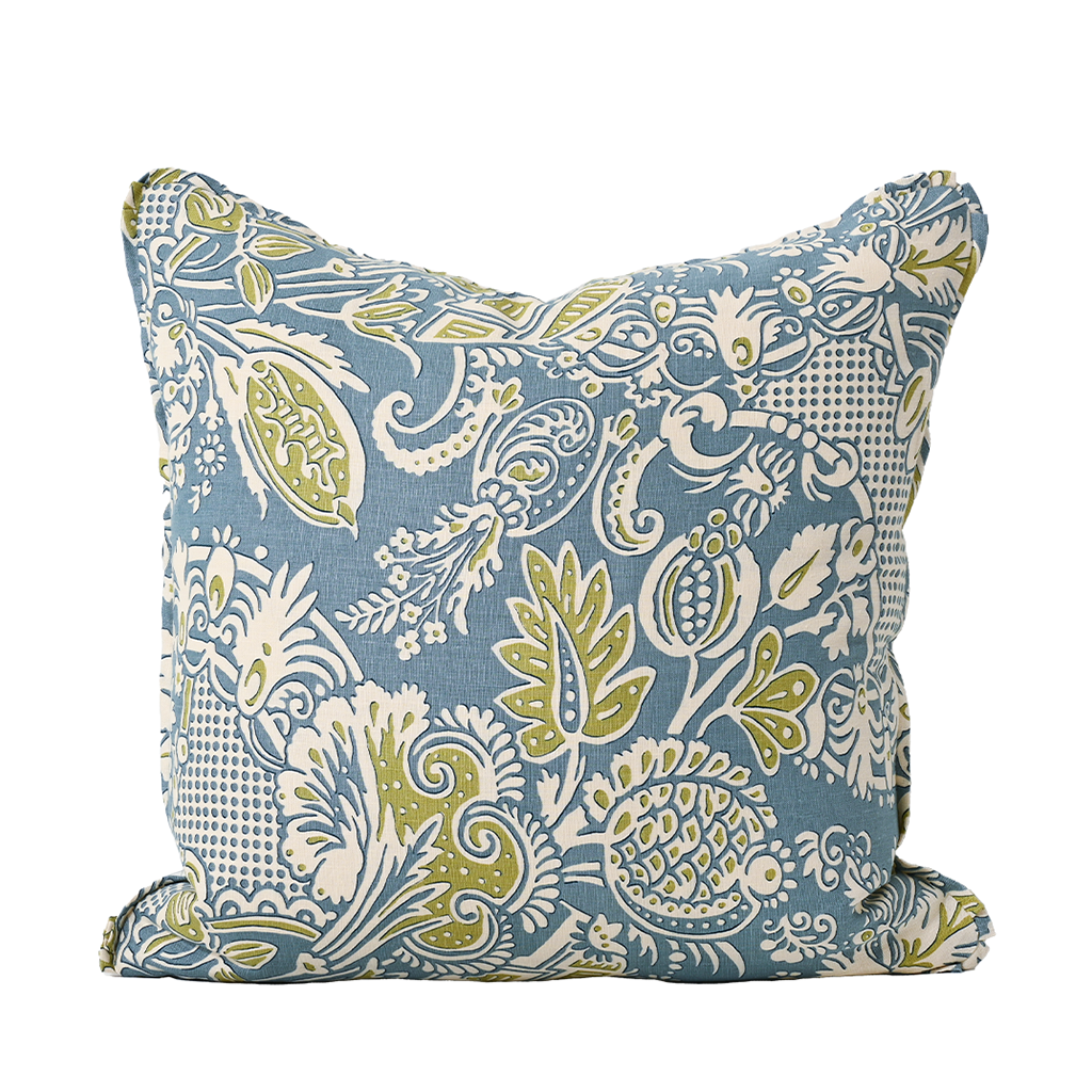 Pocket Square on Blue Pillow