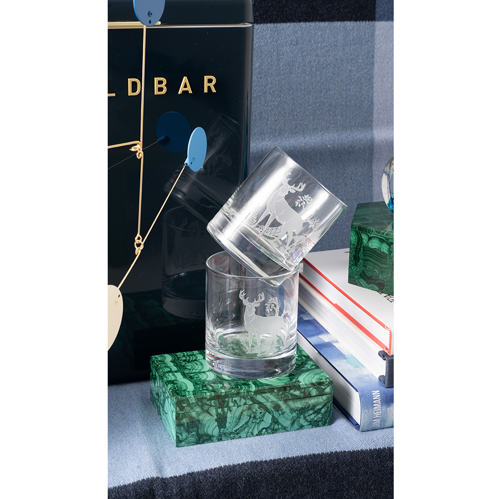 Bucks Rocks Glasses, Set of 4