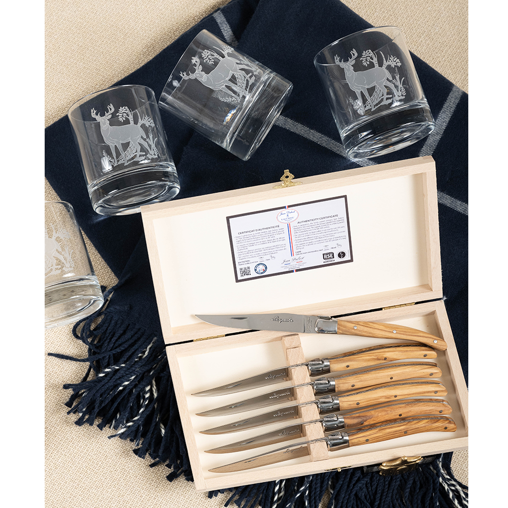 Olive Wood Knife Set
