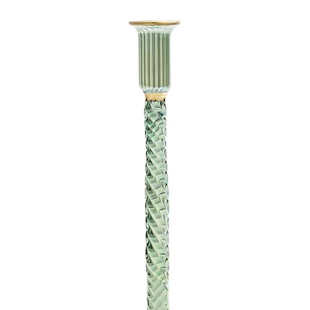 close up image of green candlestick