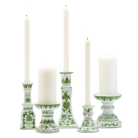 Countryside Floral Taper Candlestick, Medium