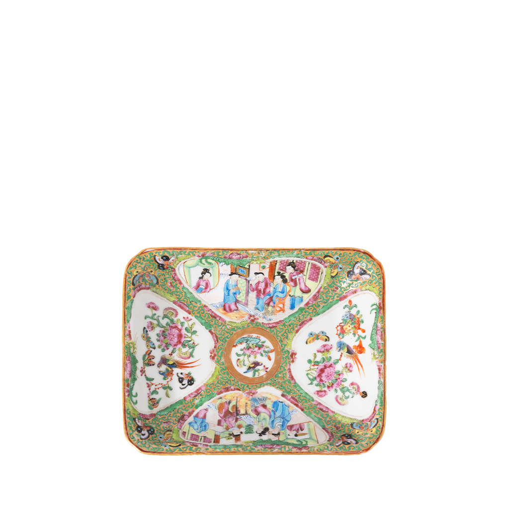Canton Famille Rose Rectangular Tray