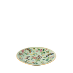 Celadon Famille Rose Plate I