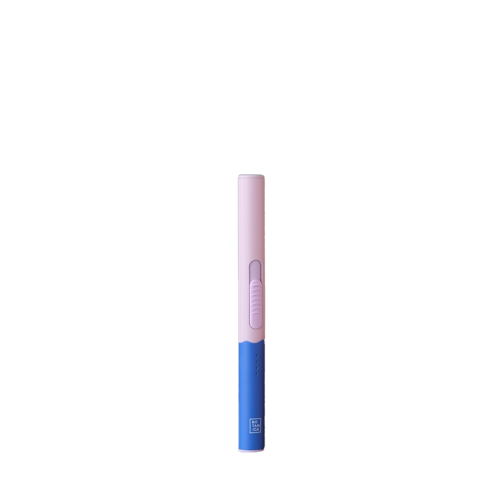 pink and blue lighter
