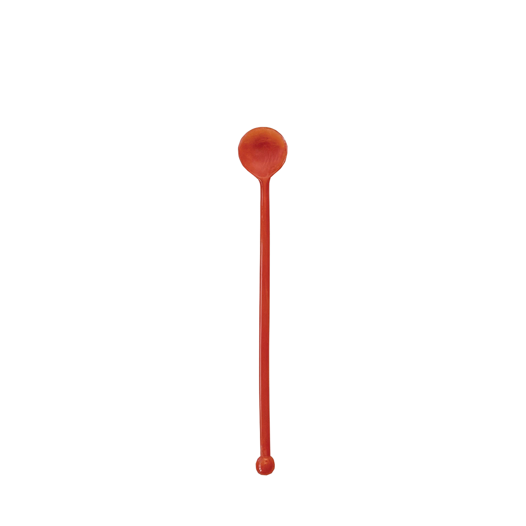 Dark Orange Cocktail Spoon