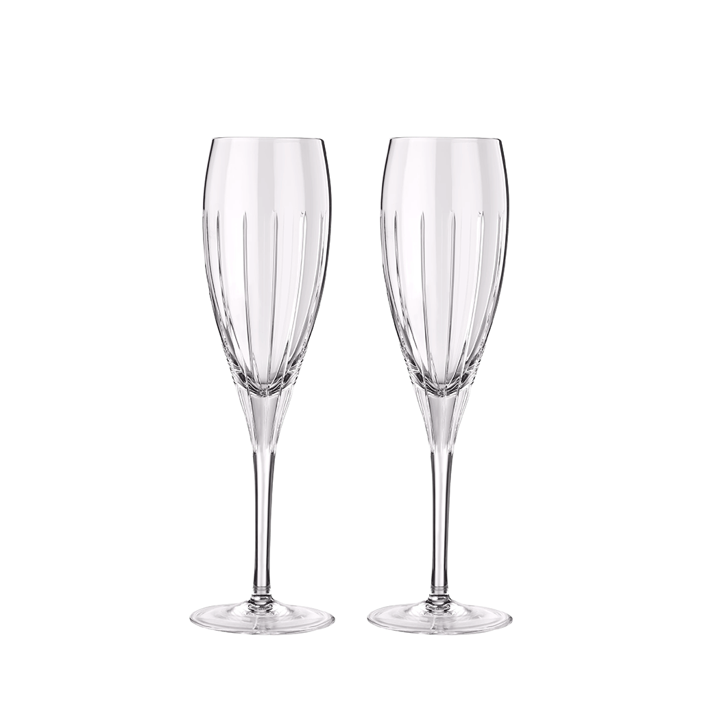 Iriana Crystal Champagne Flute Set of 2