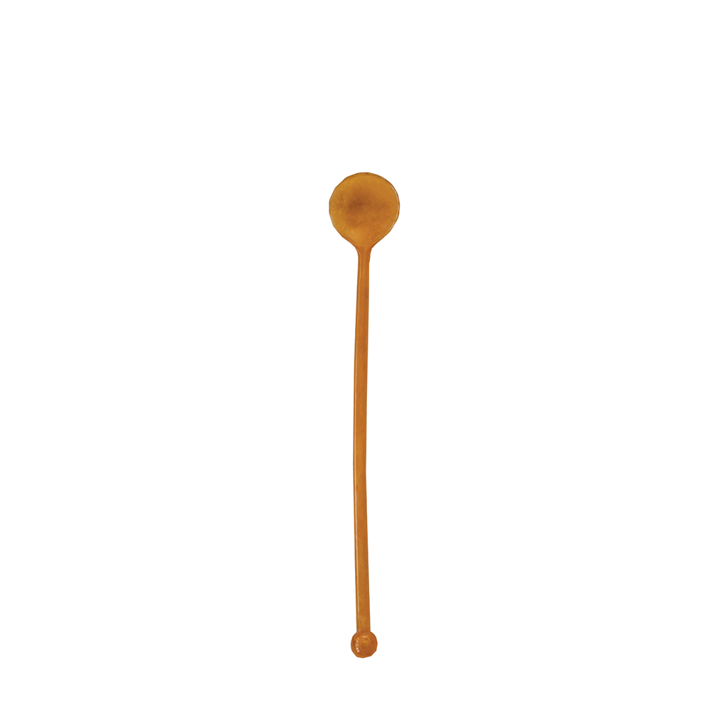 Light Orange Cocktail Spoon