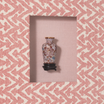 Miniature Cloisonné Vase on Pink Rabanna I