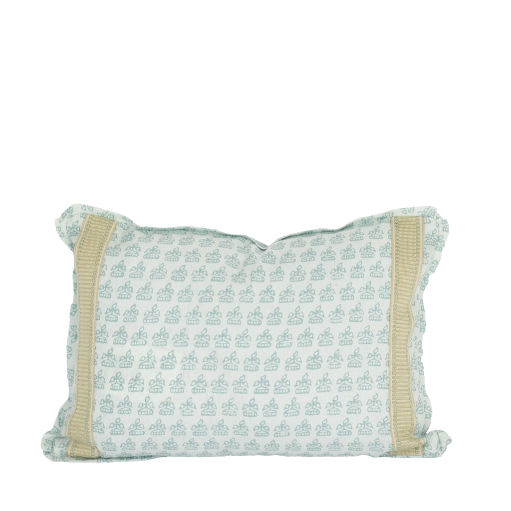 floral lumbar pillow