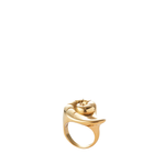 gold marina ring standing