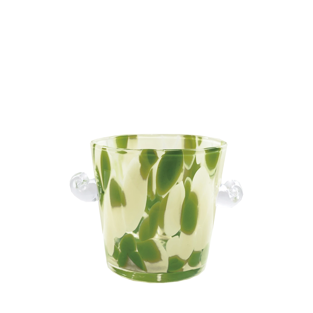 Petite Green Confetti Ice Bucket