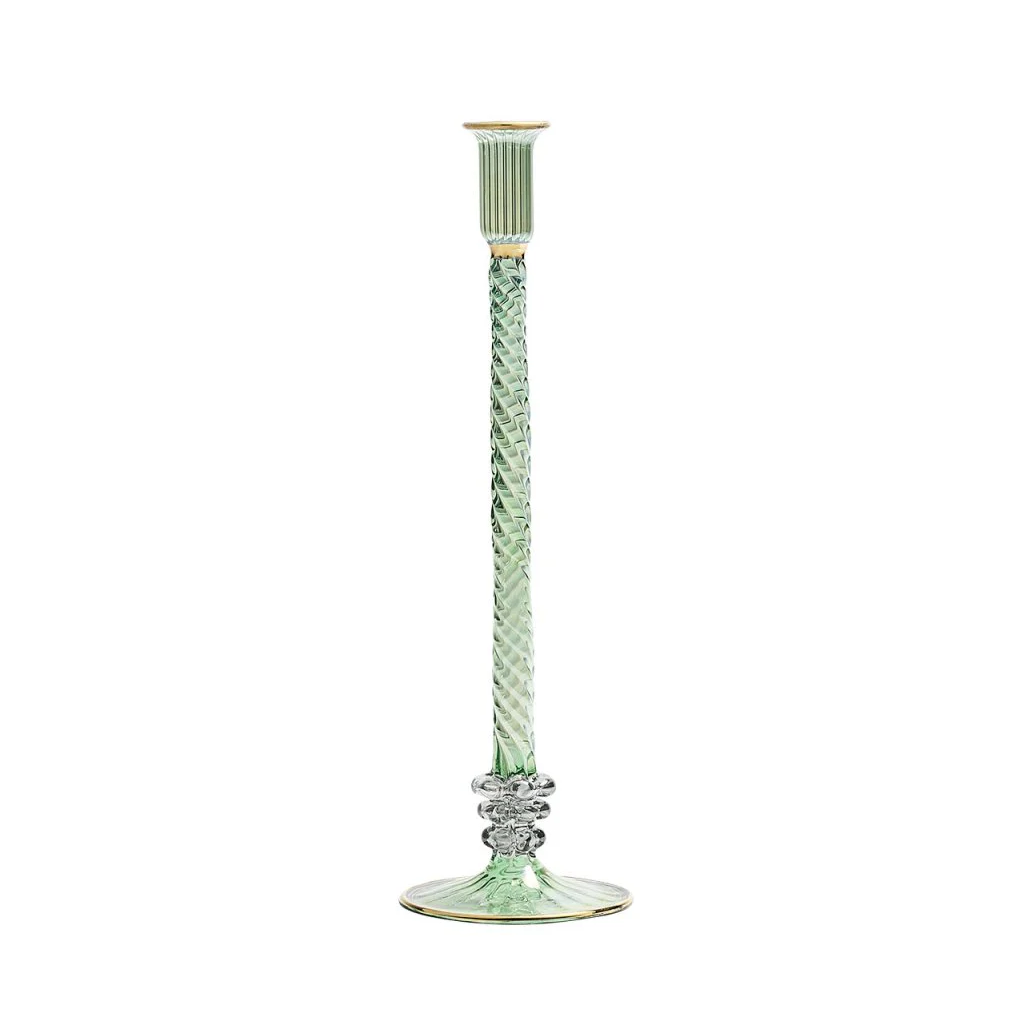light green candlestick