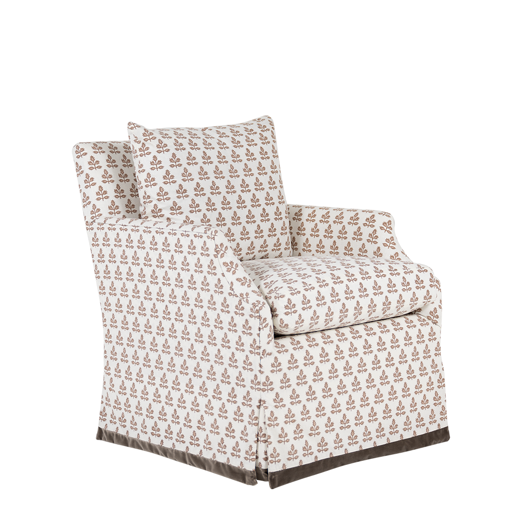 Hillcrest Swivel Chair, Bark