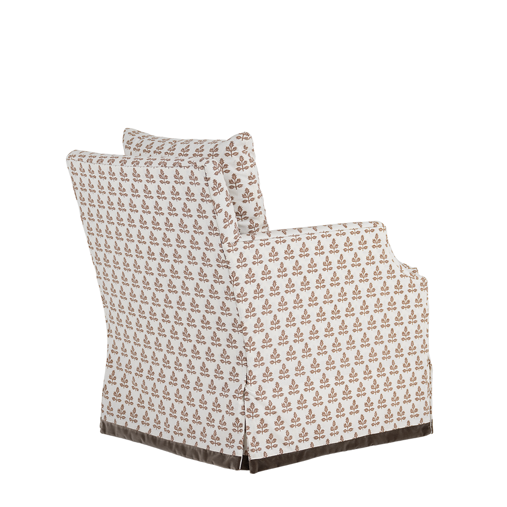 Hillcrest Swivel Chair, Bark