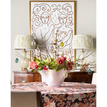 Magic Mountain Tablecloth, Chocolate Persimmon