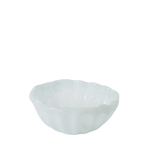 White ceramic bowl on a white background