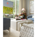 Pink and Green Chinoiserie Pillow