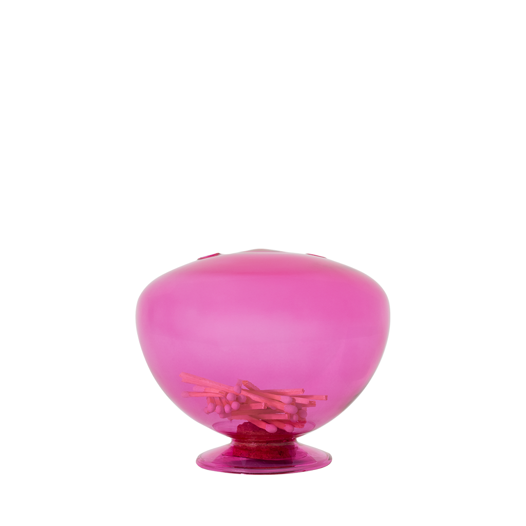 Glass Match Cloche, Taffy