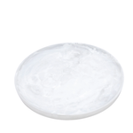 White Resin cake stand from above