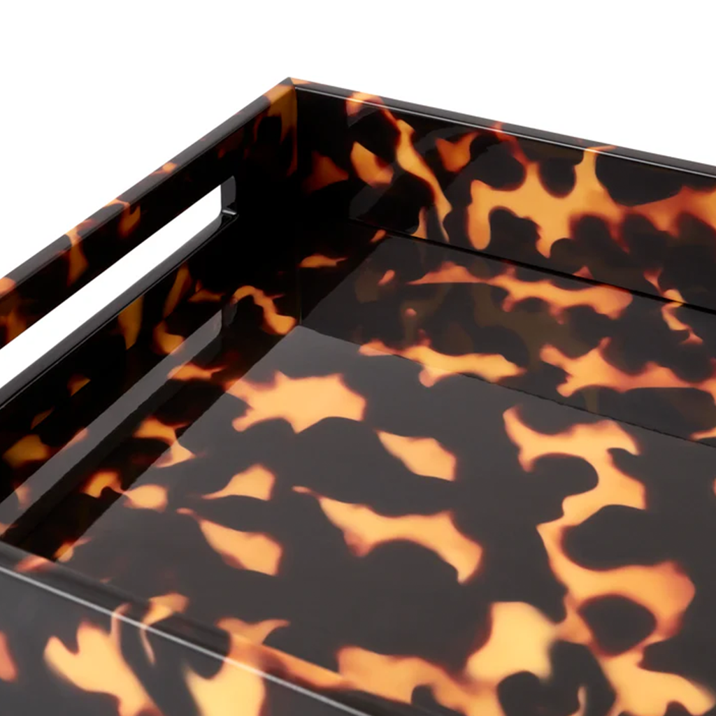 Lacquered Tortoise Tray