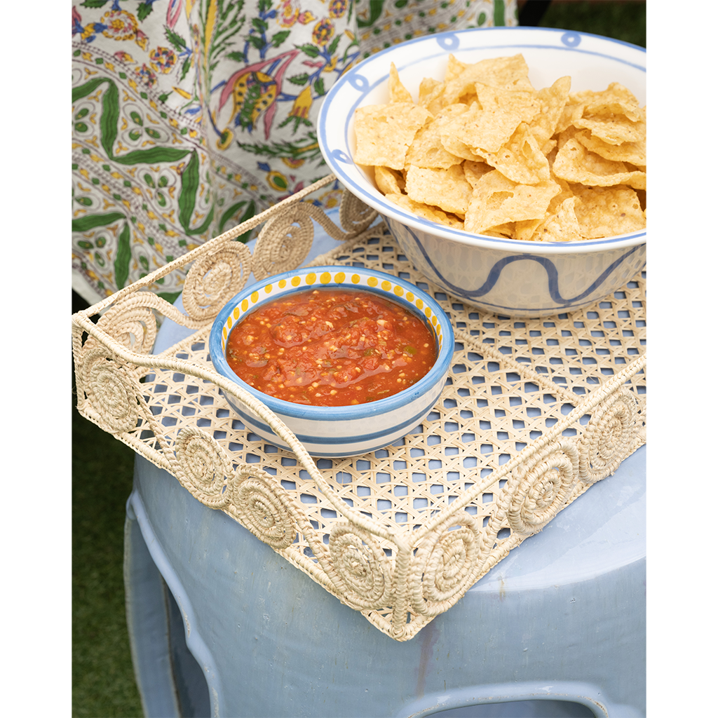 Poros Serving Bowl, Sky